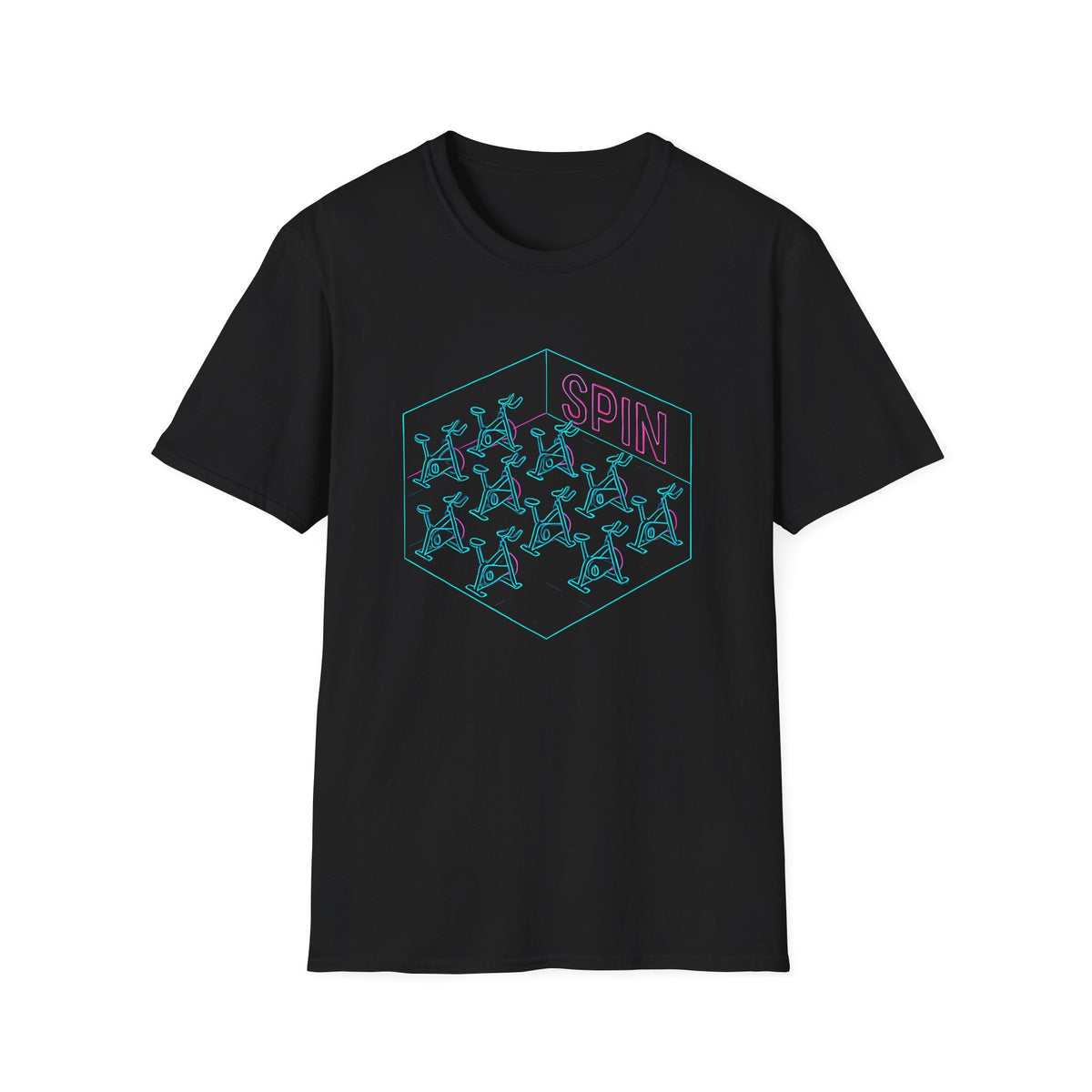 Neon spin bikes T-Shirt