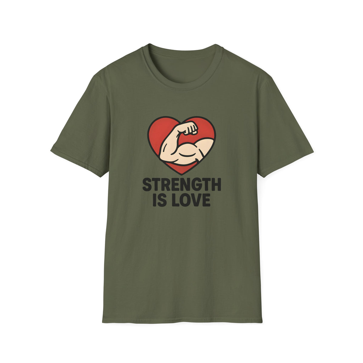 Powerful Heart Emblem T-Shirt