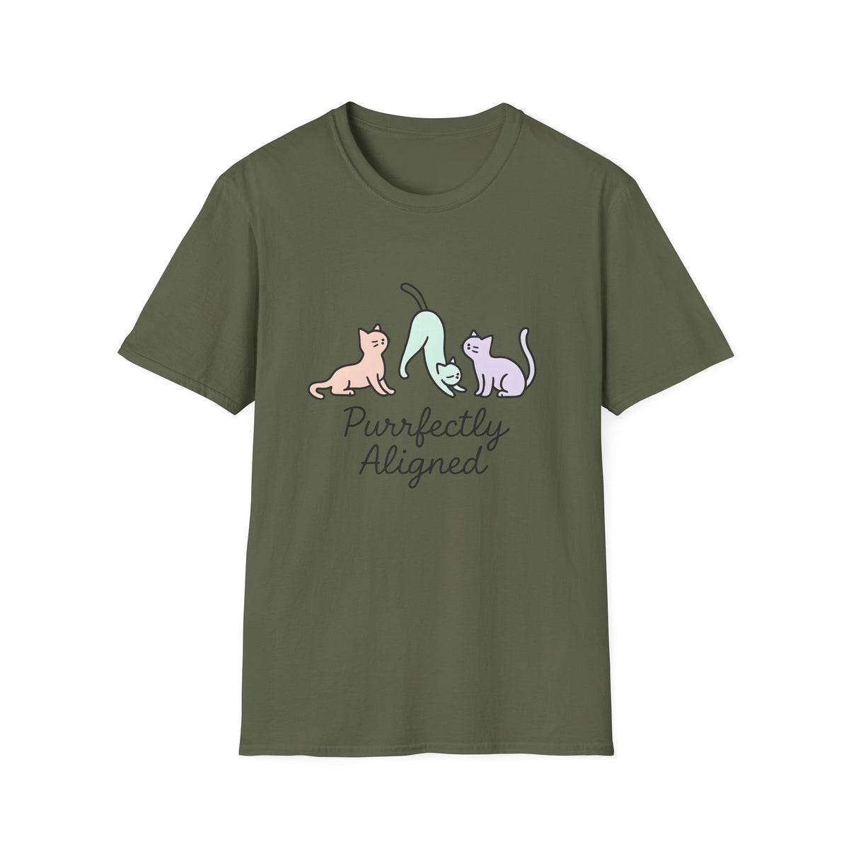Purrfectly Aligned Cats T-Shirt