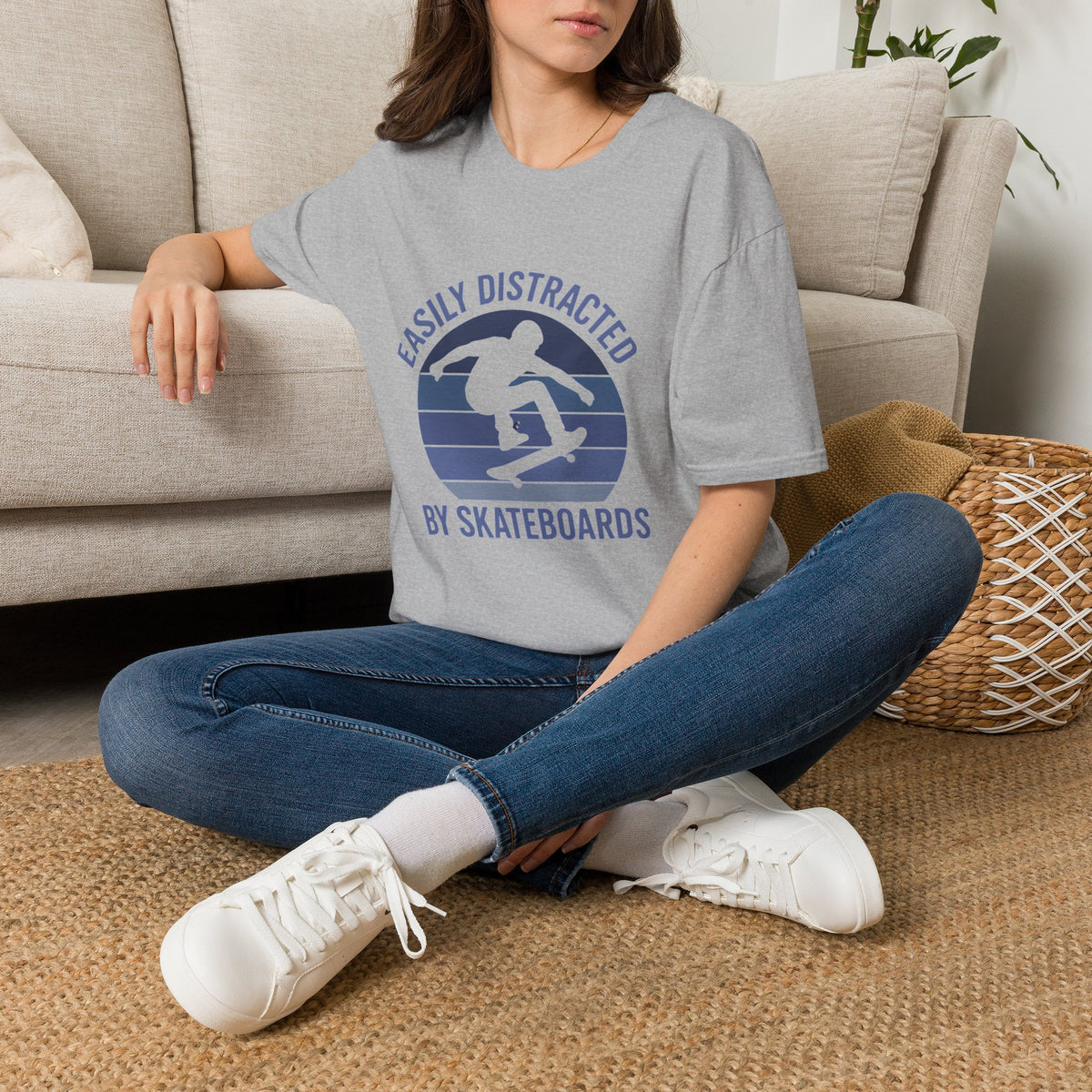 Easily Distracted by Skateboards T-Shirt