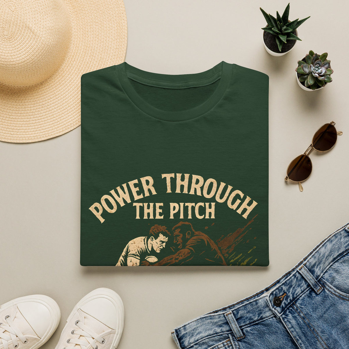 Power Through The Pitch T-Shirt