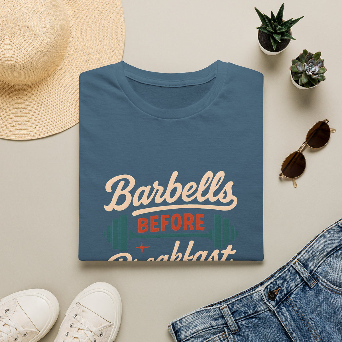 Barbells Before Breakfast T-Shirt