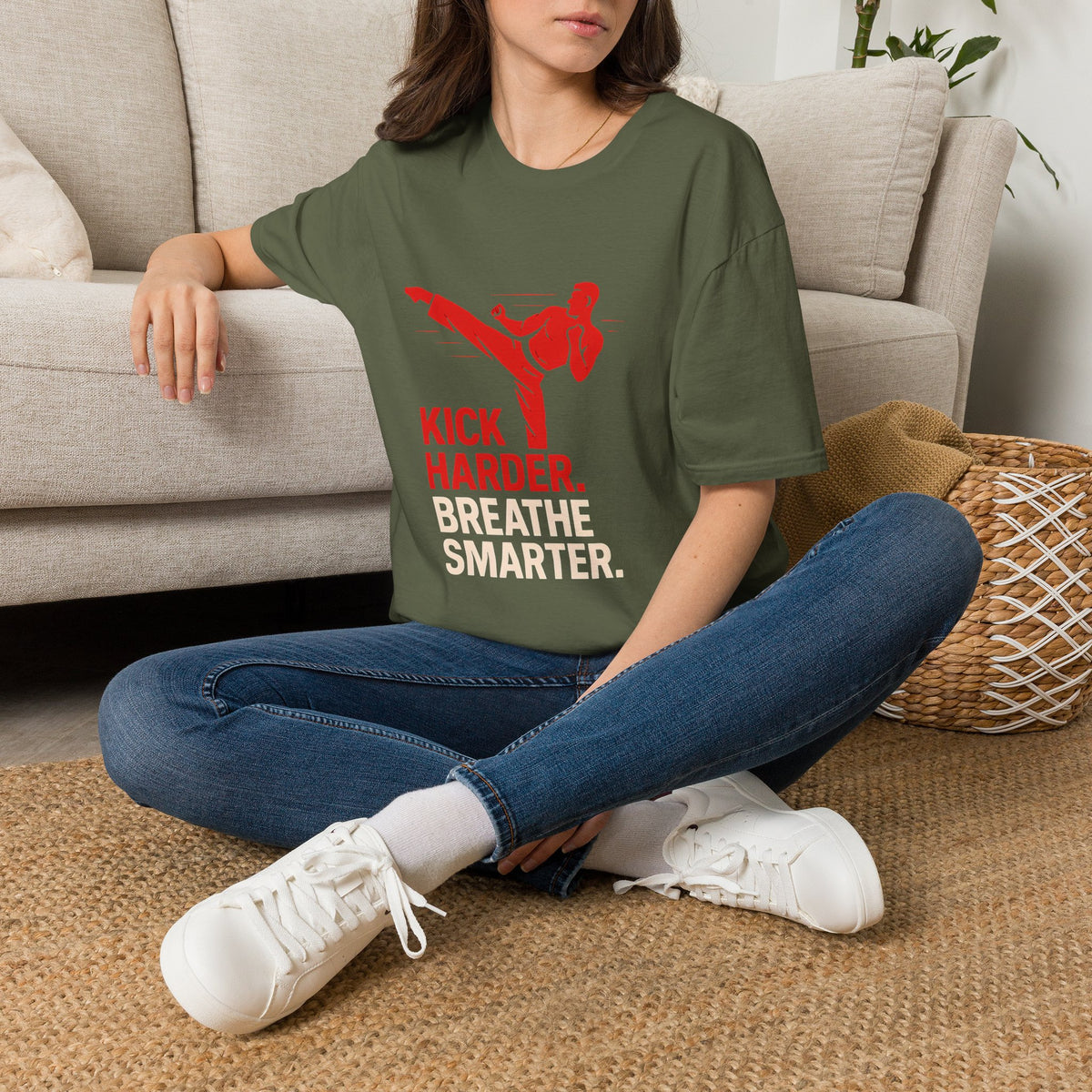 Kick Harder Breathe Smarter T-Shirt