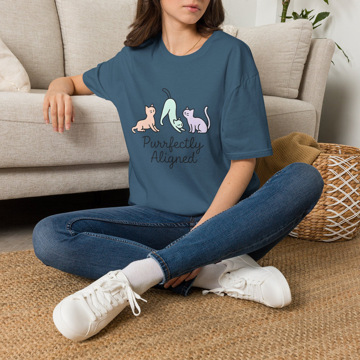 Purrfectly Aligned Cats T-Shirt