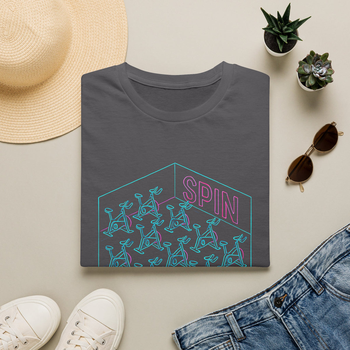 Neon spin bikes T-Shirt