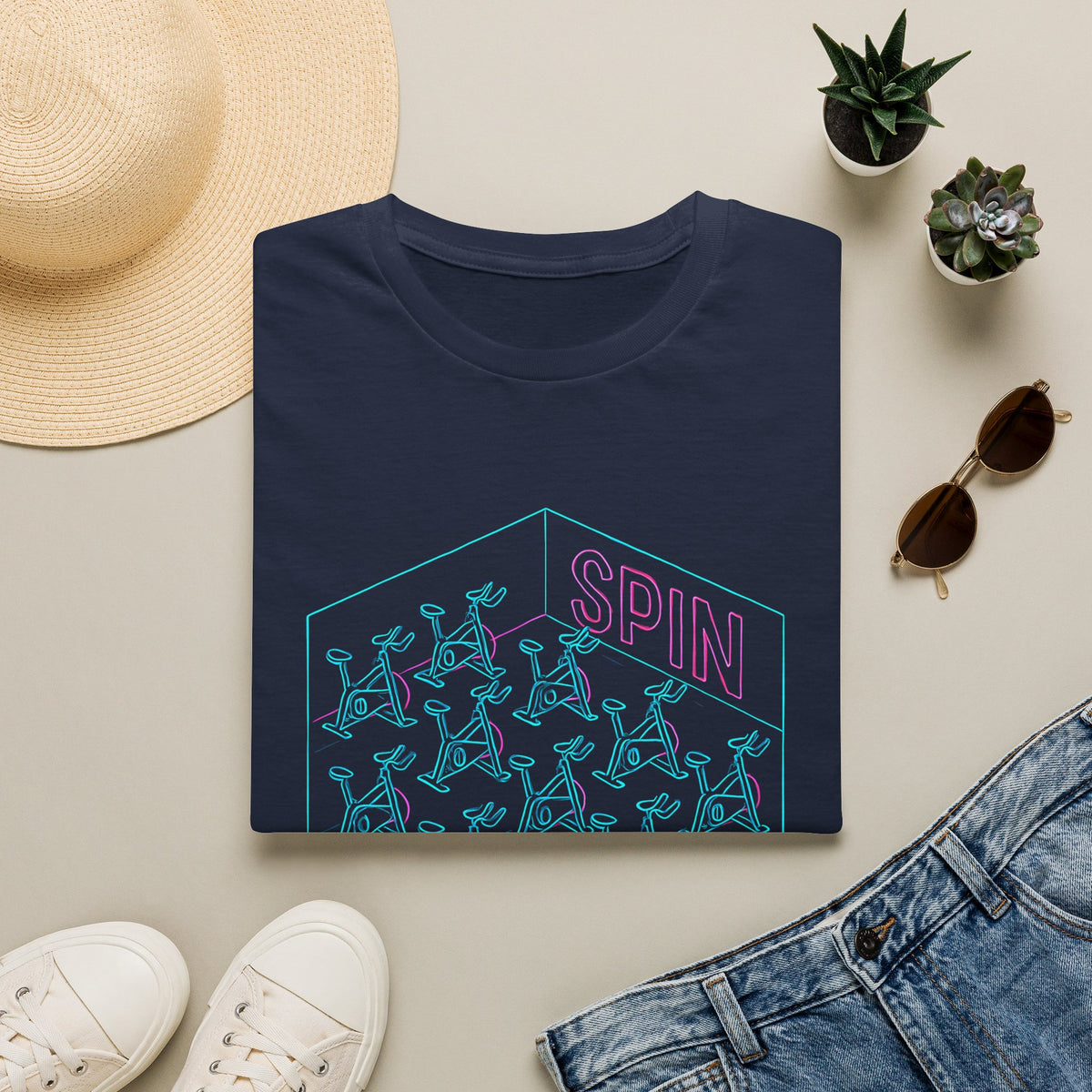 Neon spin bikes T-Shirt