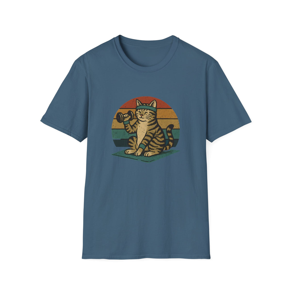 Cat lifting weights T-Shirt