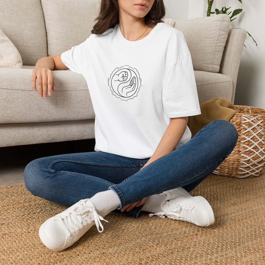 Spherical wireframe sculpture T-Shirt