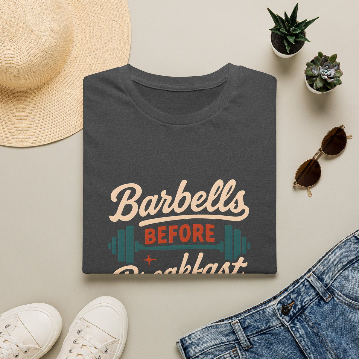 Barbells Before Breakfast T-Shirt