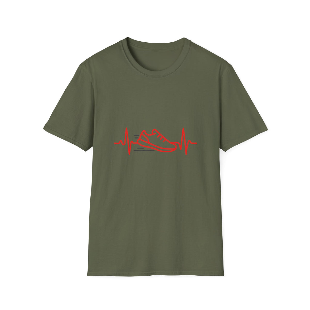 Sneaker Heartbeat Illustration T-Shirt