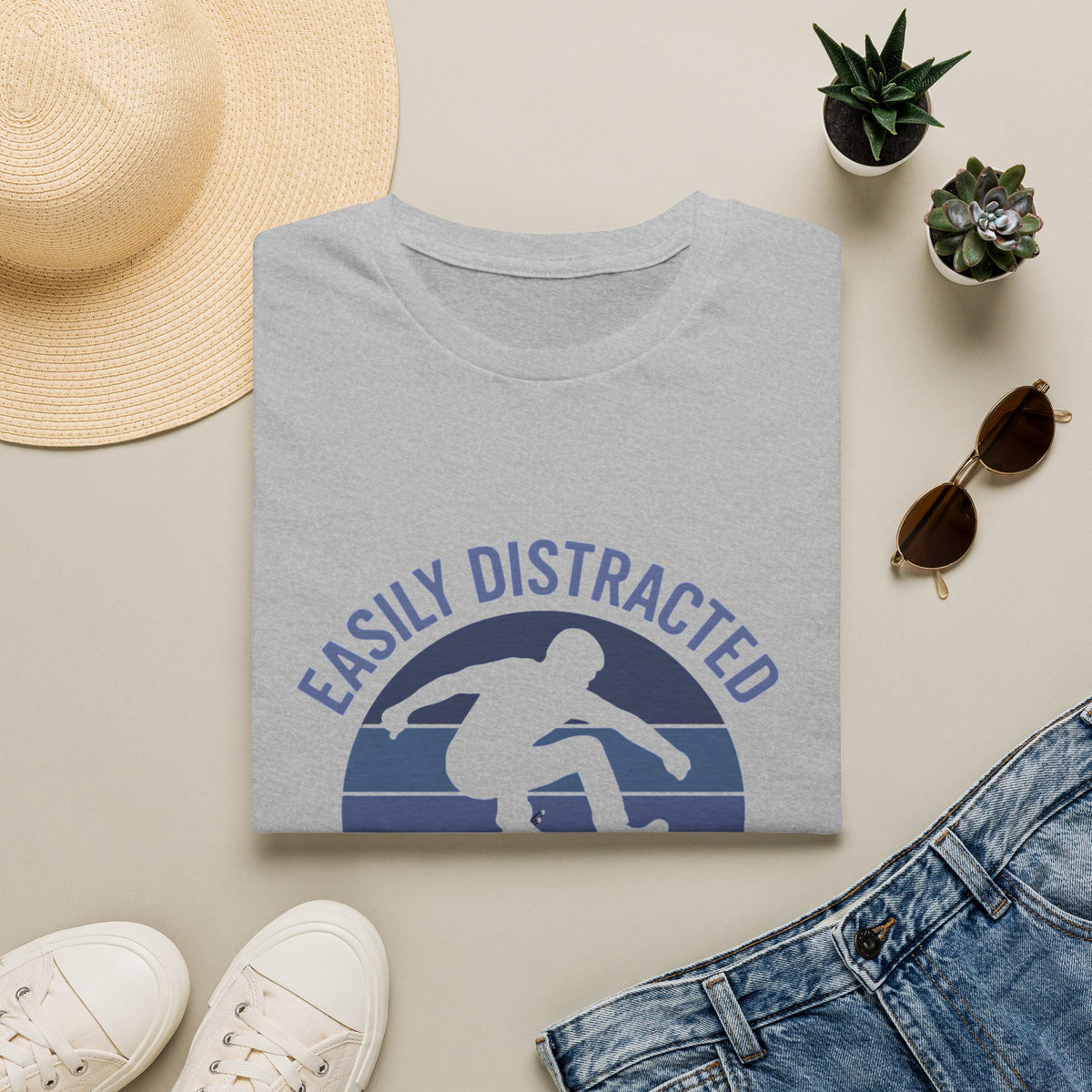 Easily Distracted by Skateboards T-Shirt