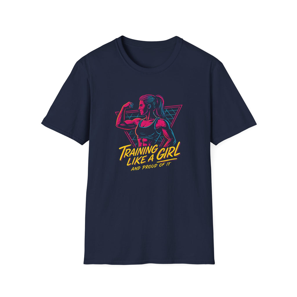 Neon Female Bodybuilder T-Shirt