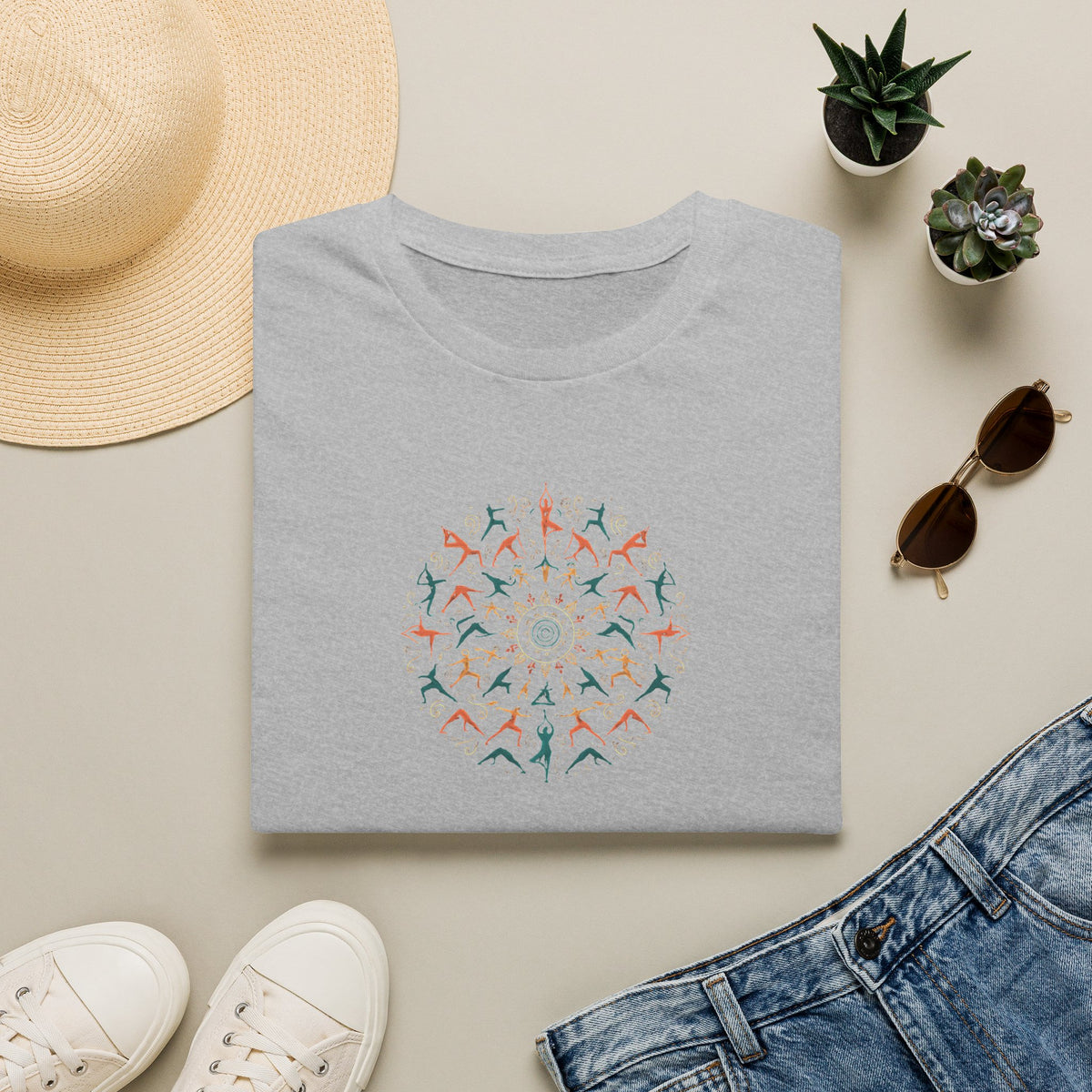Yoga Mandala Circle T-Shirt