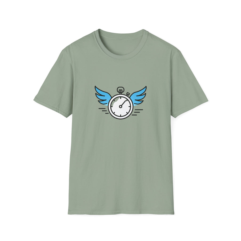 Clock with Wings T-Shirt
