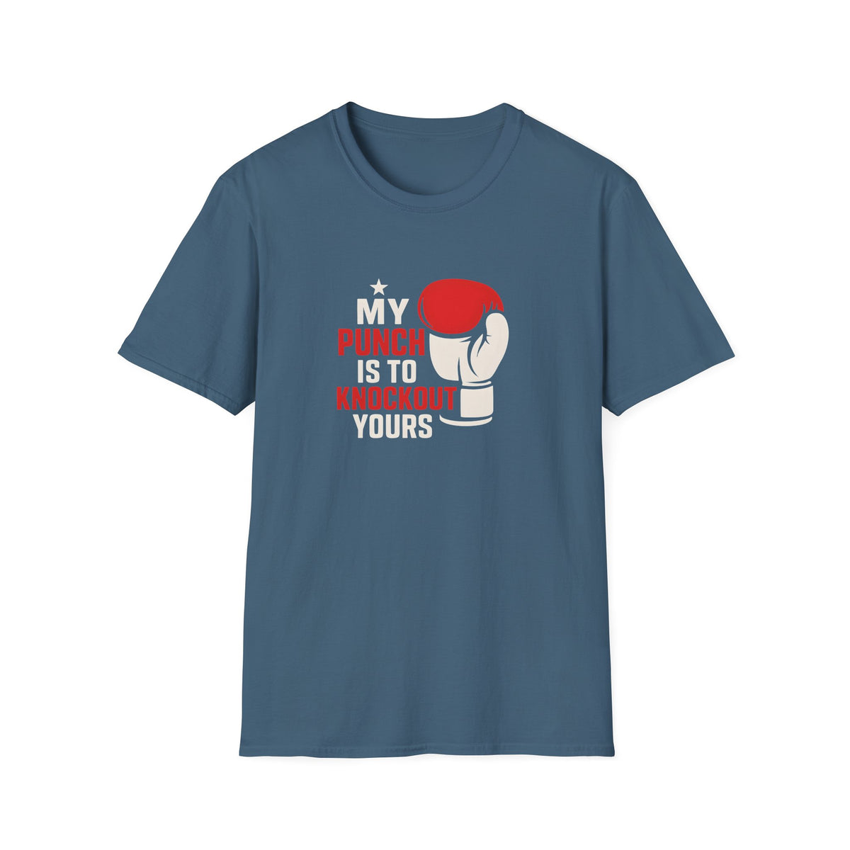 Knockout Punch Slogan T-Shirt