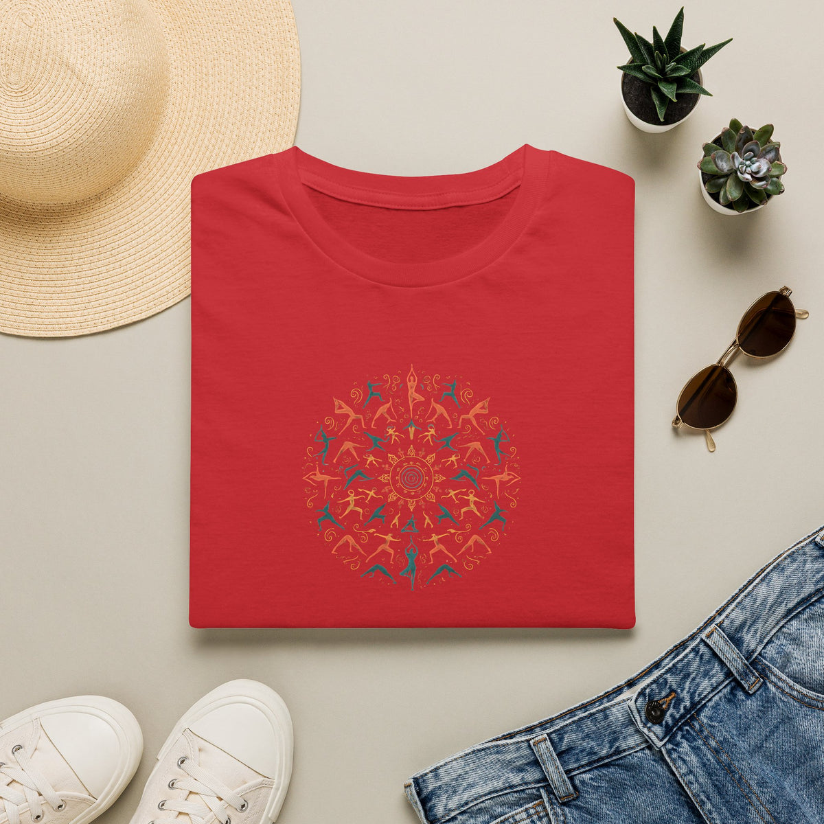 Yoga Mandala Circle T-Shirt