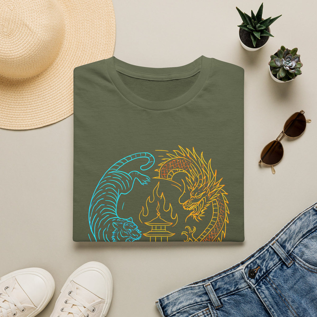 Dragon Circle Temple T-Shirt