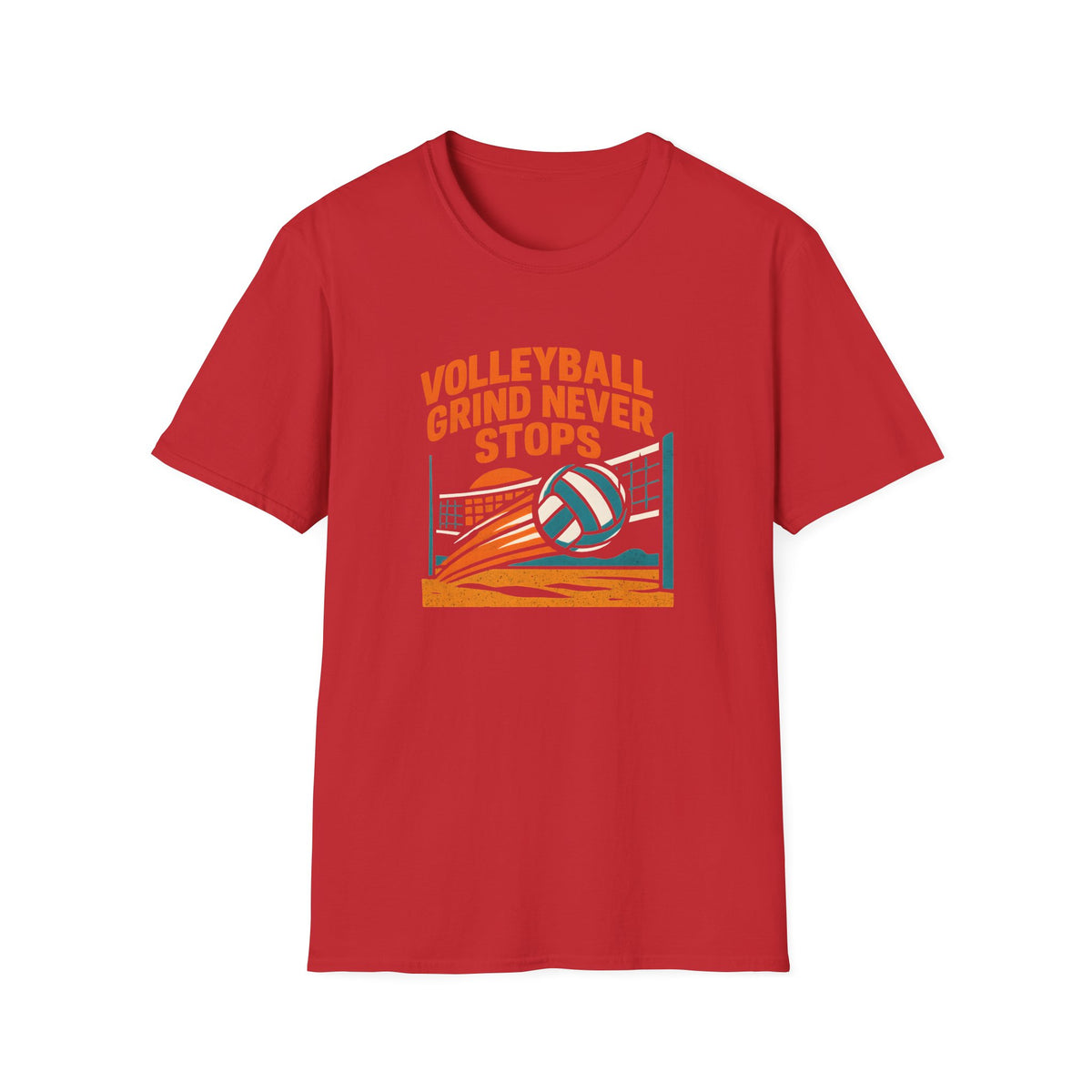 Volleyball Grind Never Stops T-Shirt