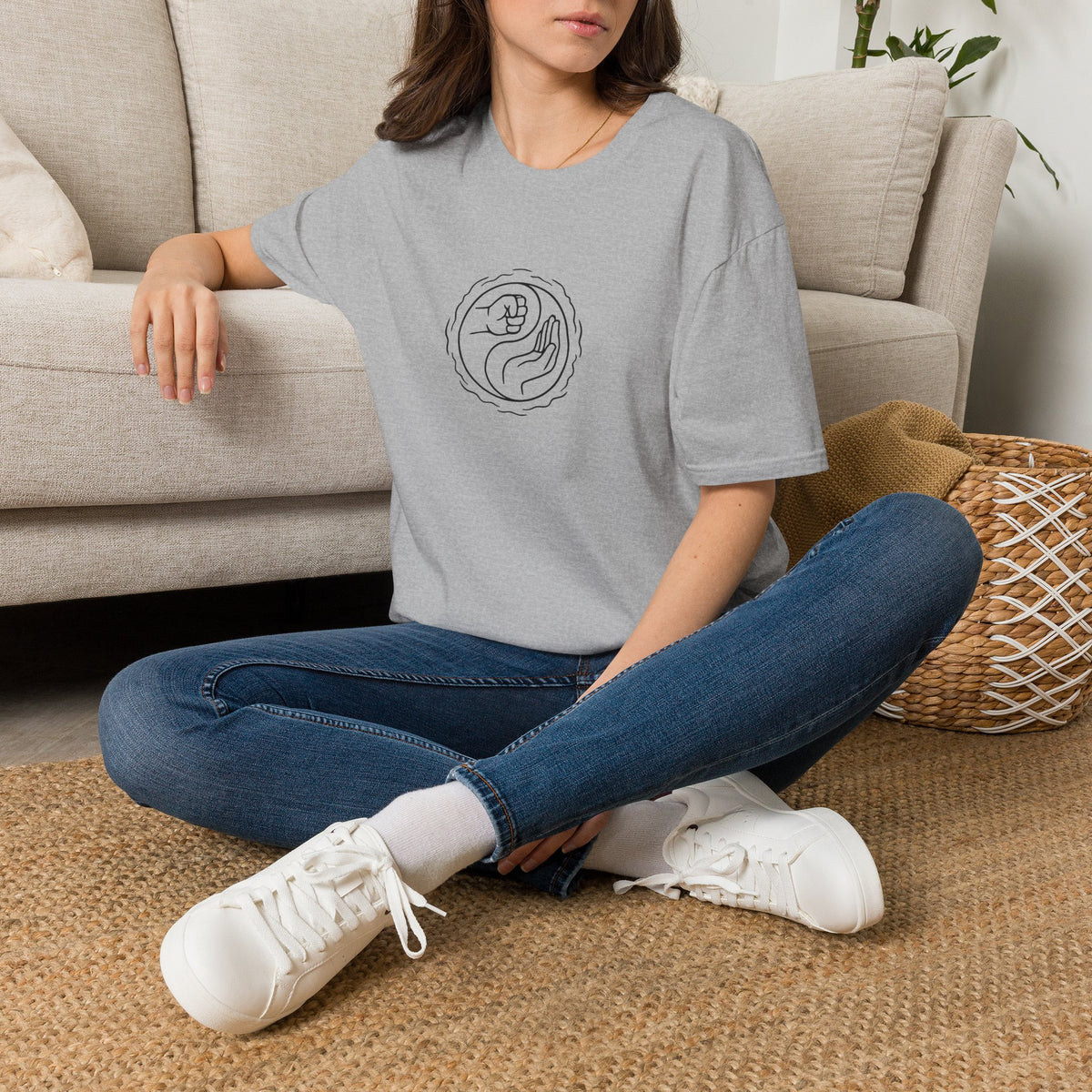 Spherical wireframe sculpture T-Shirt