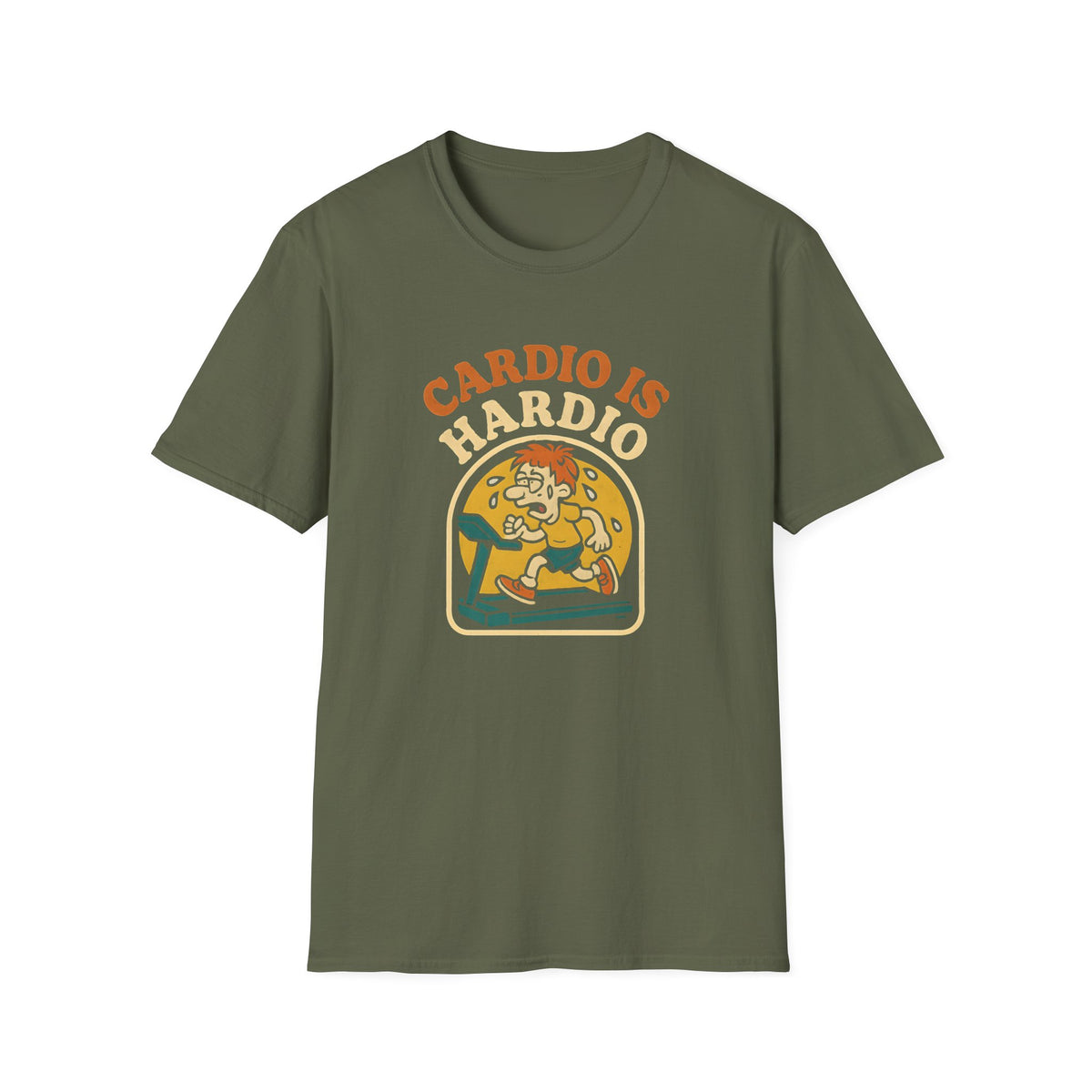 Cartoon Treadmill Cardio T-Shirt