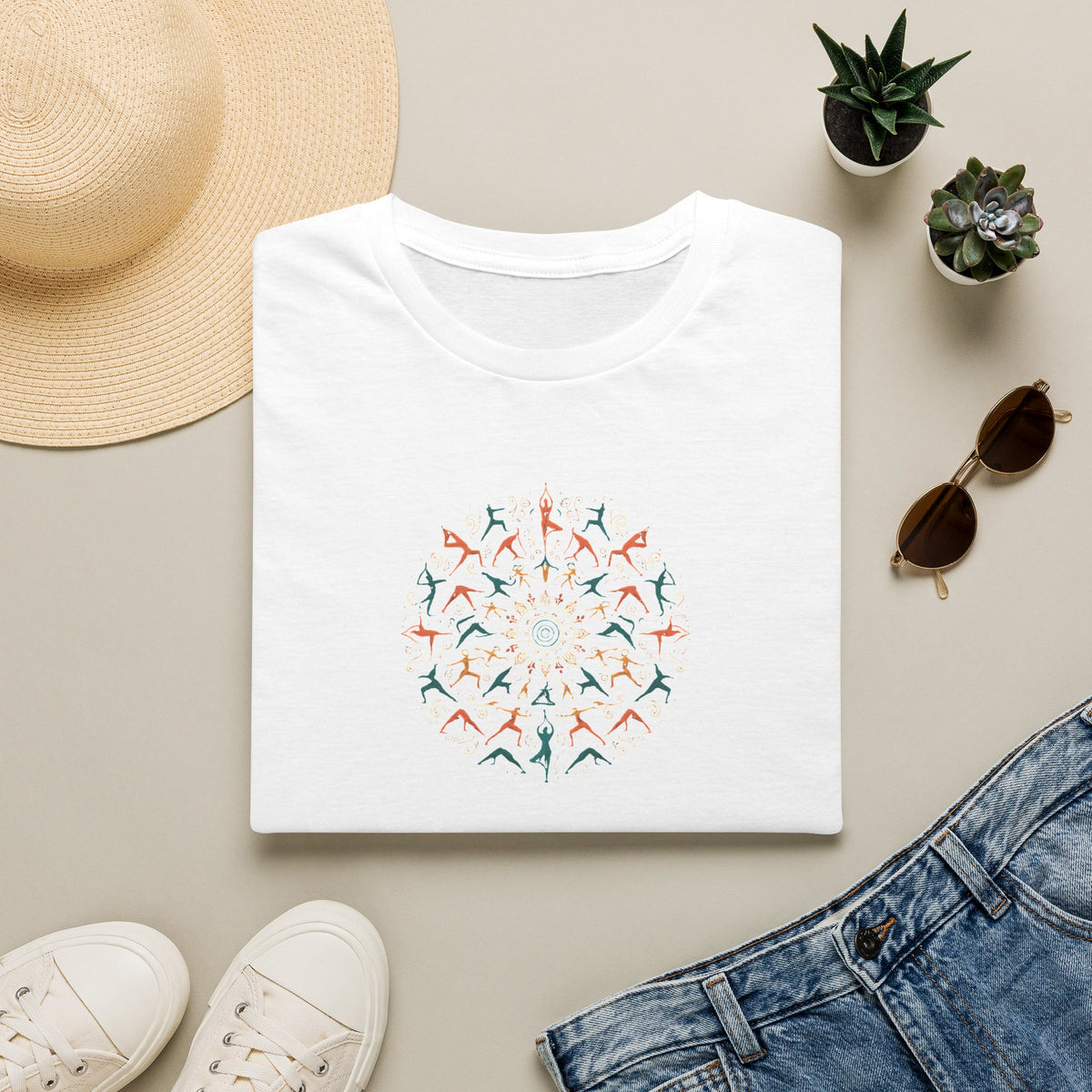 Yoga Mandala Circle T-Shirt