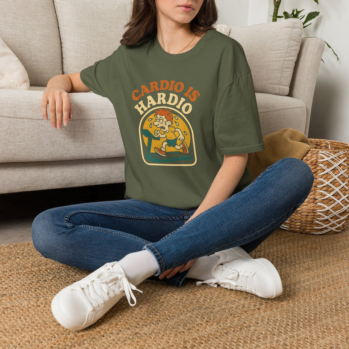 Cartoon Treadmill Cardio T-Shirt