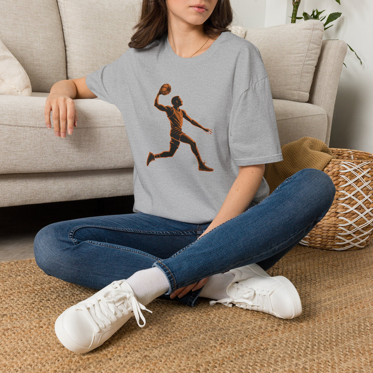Basketball Dunk Silhouette T-Shirt