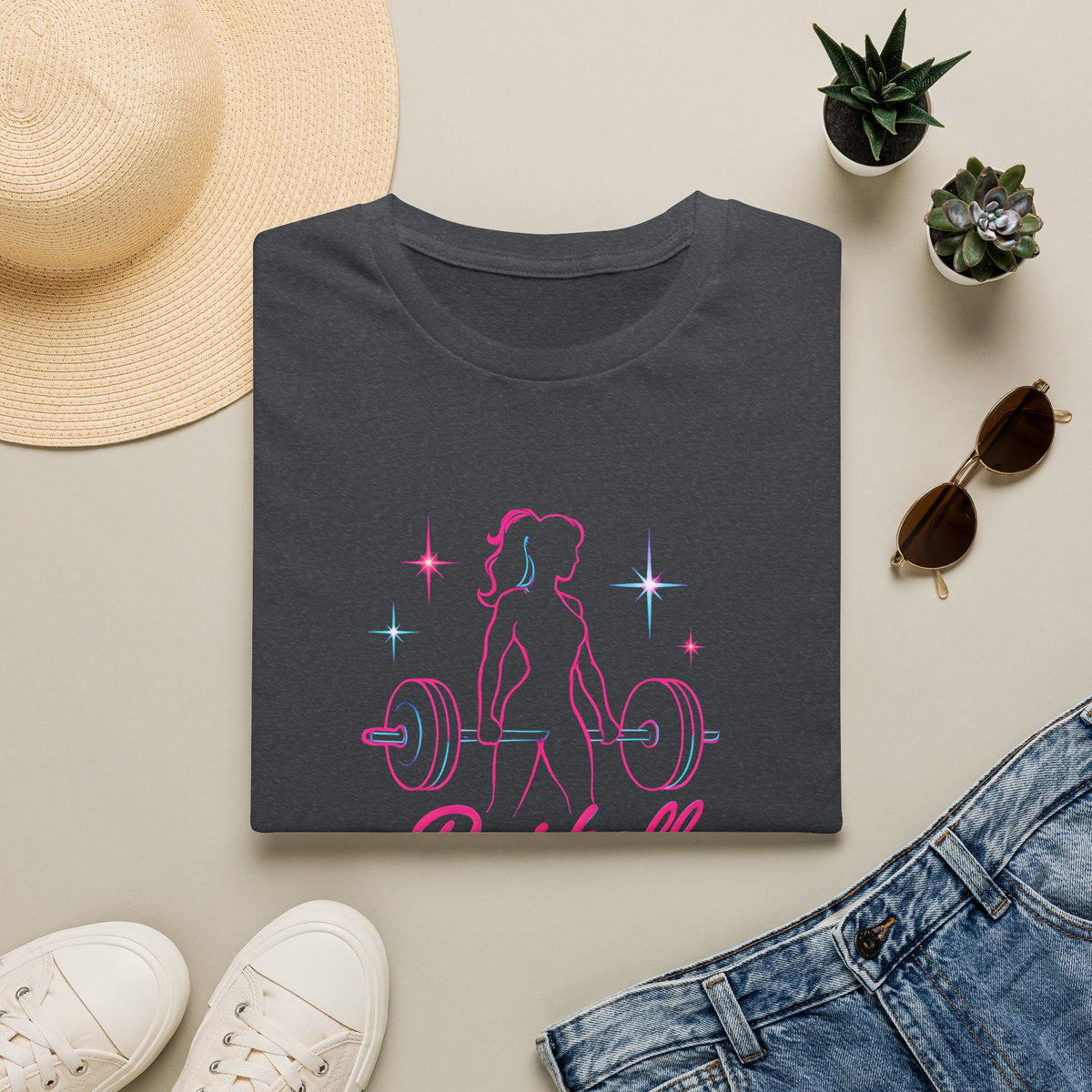 Barbell Barbie Neon T-Shirt