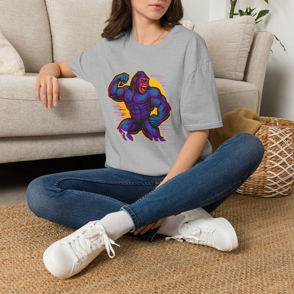 Purple Muscle Gorilla T-Shirt
