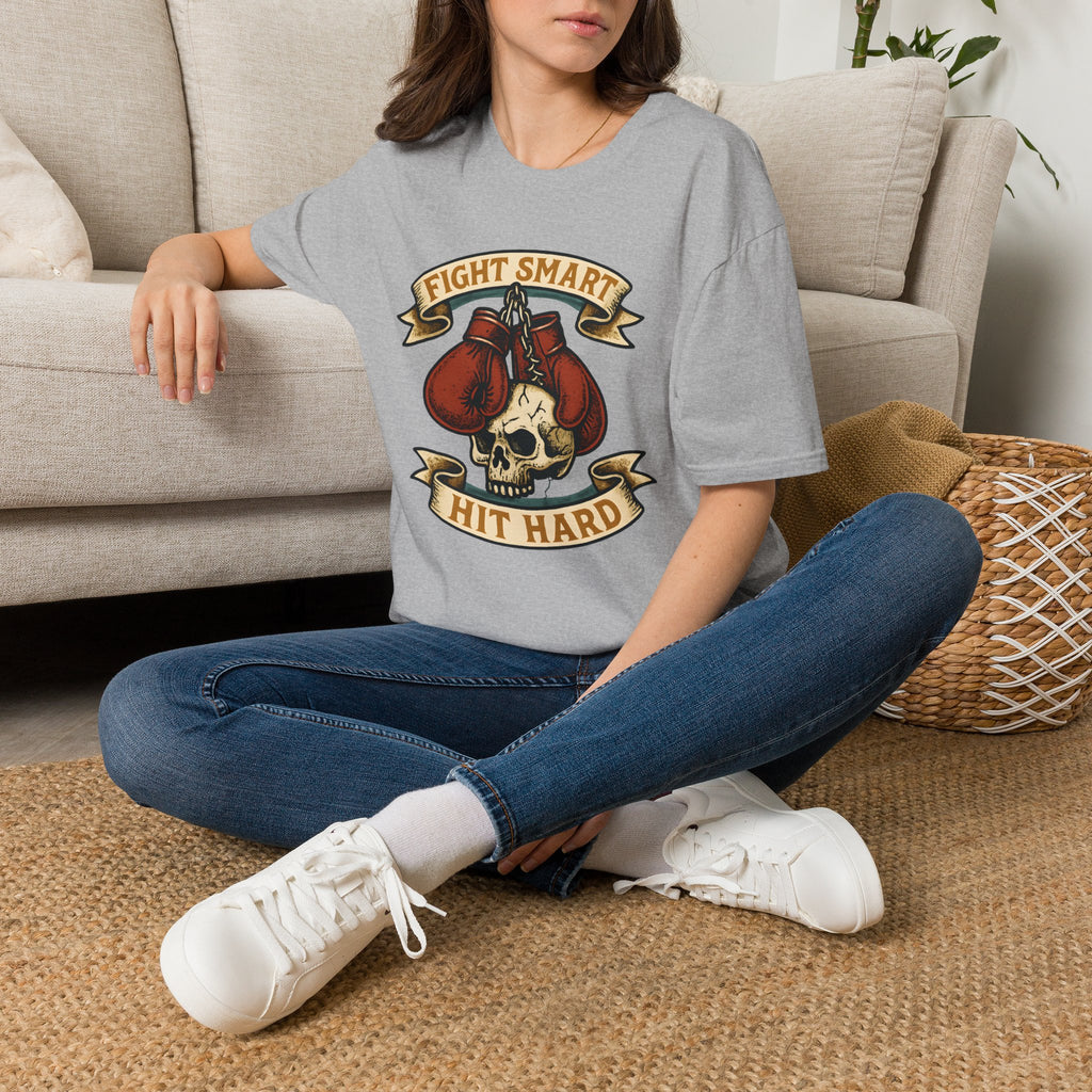 Boxing Skull with Gloves T-Shirt