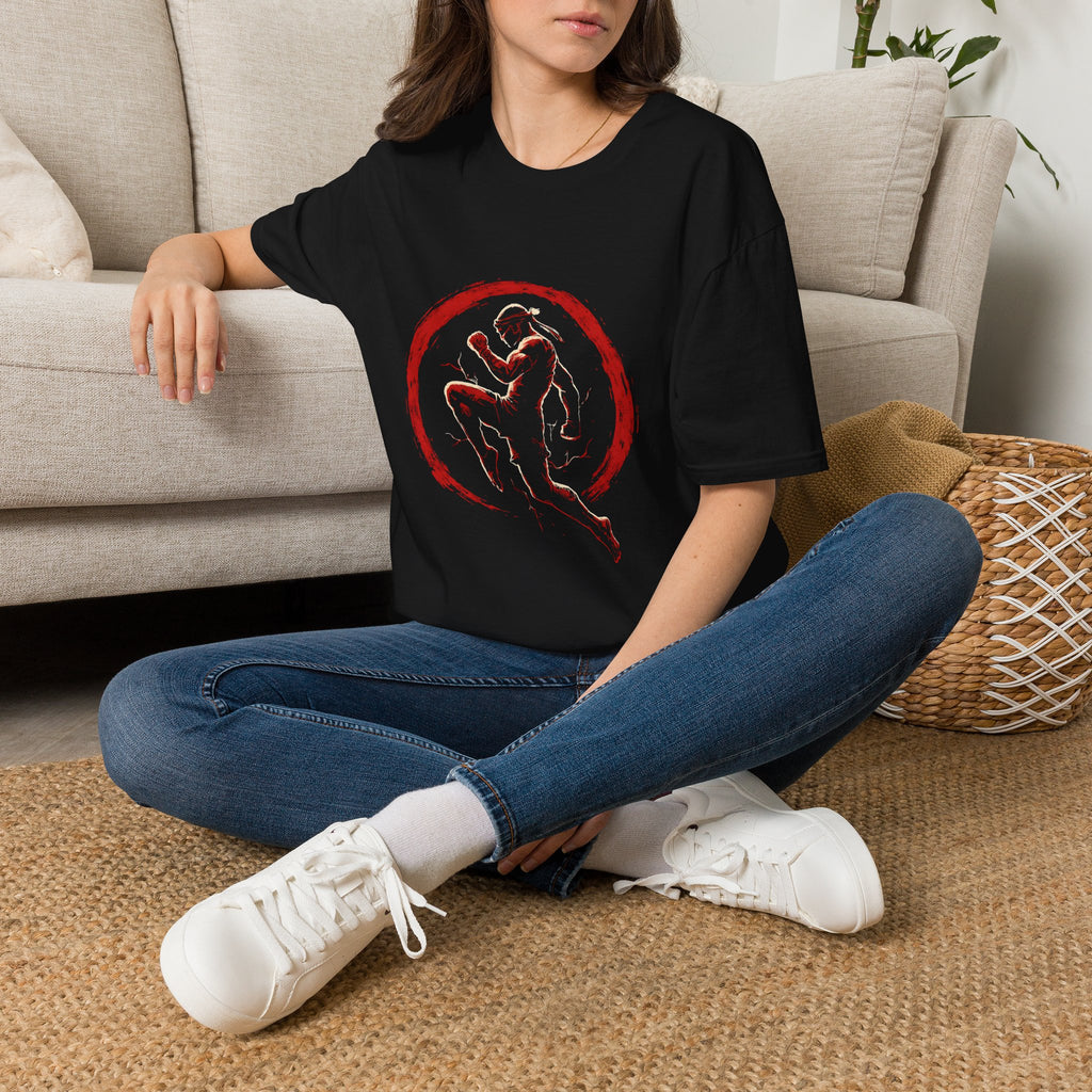 Red Circle Fighter T-Shirt