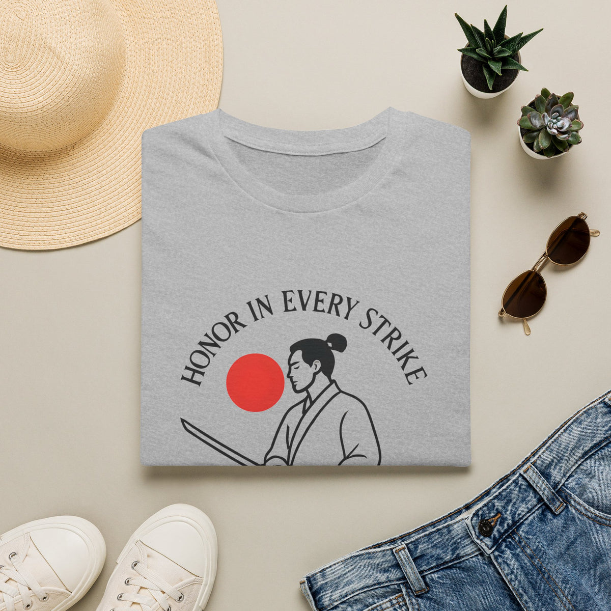 Samurai with sword T-Shirt