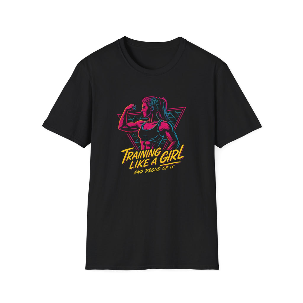 Neon Female Bodybuilder T-Shirt