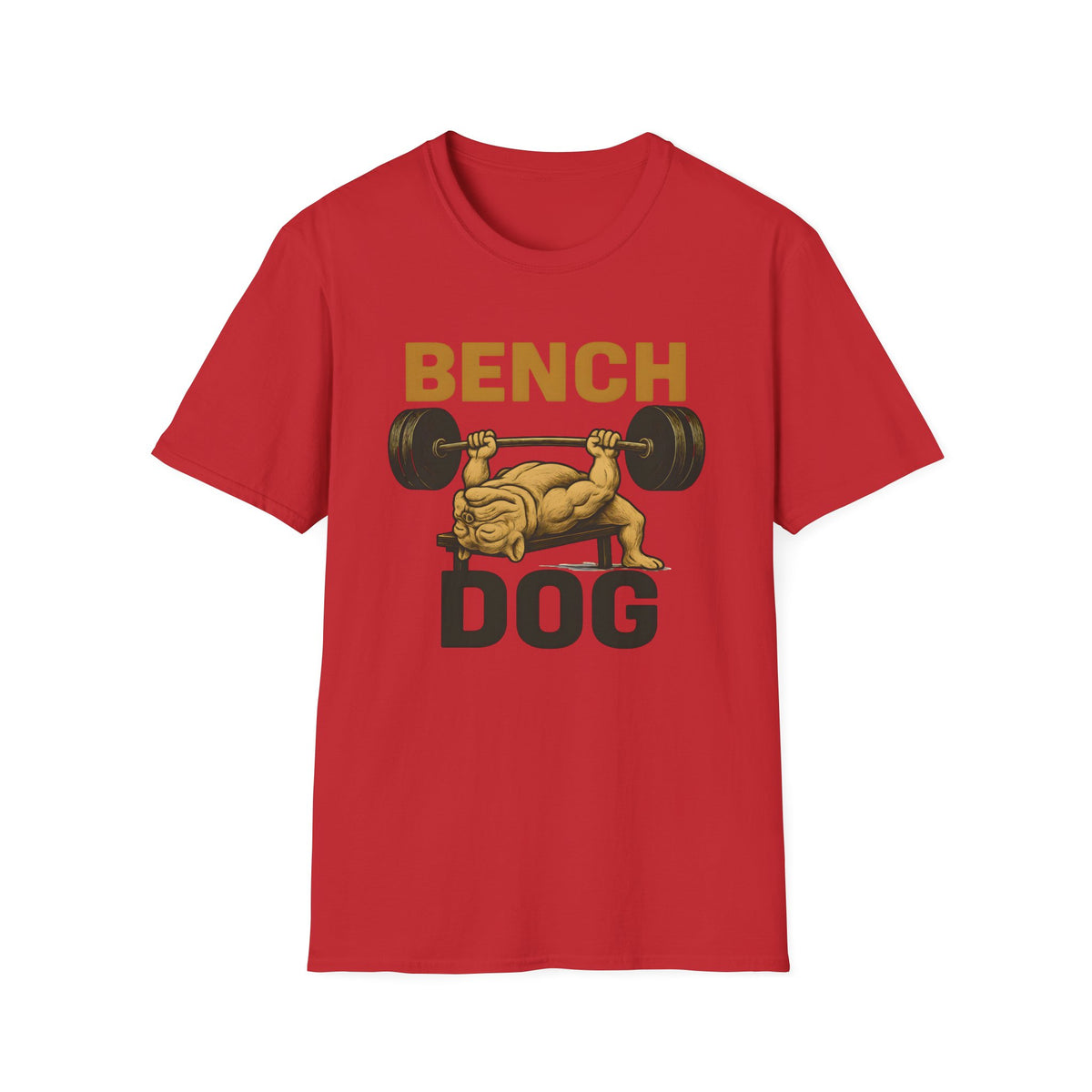 Bench Press Dog T-Shirt