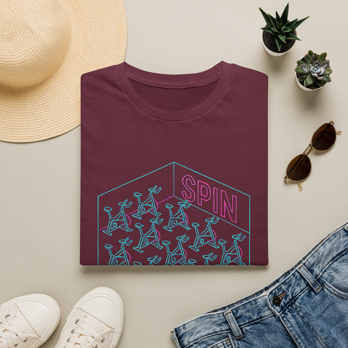 Neon spin bikes T-Shirt