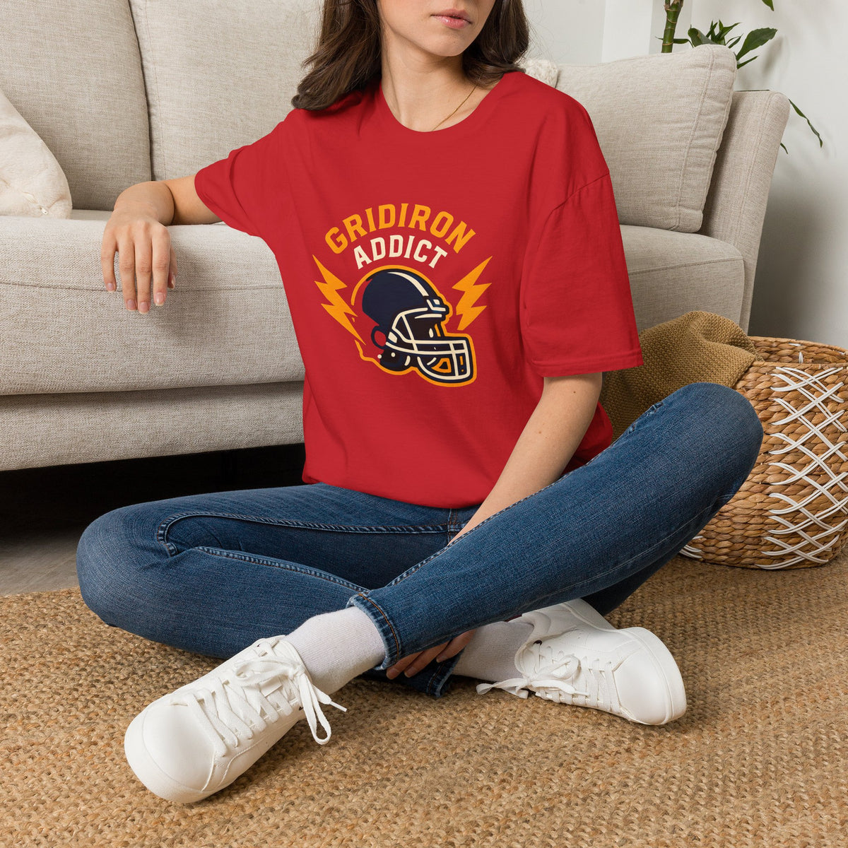 Gridiron Addict Helmet Logo T-Shirt