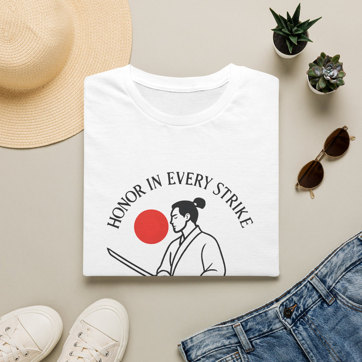 Samurai with sword T-Shirt