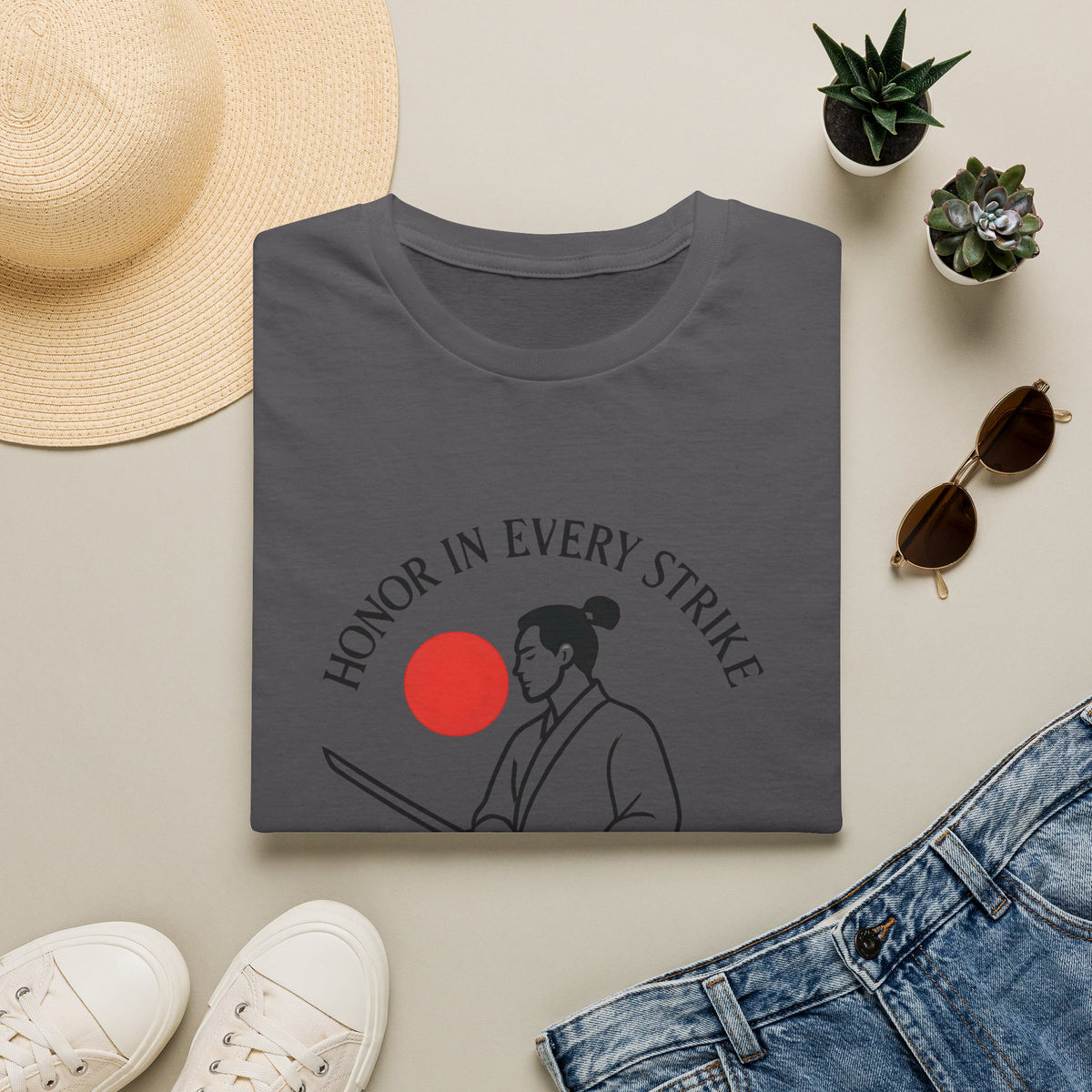Samurai with sword T-Shirt