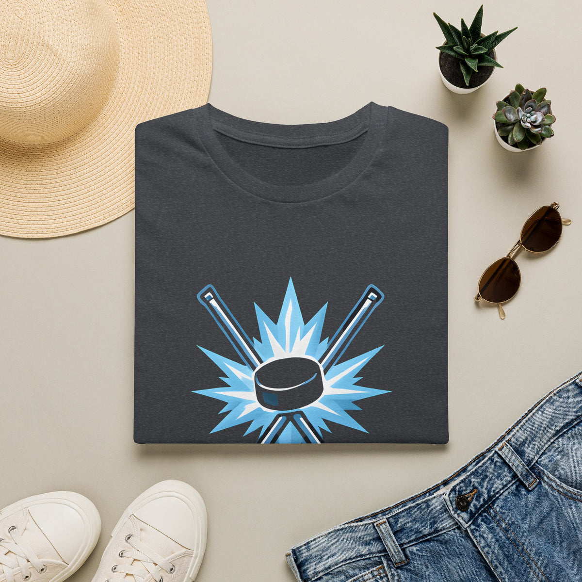 Crossed hockey sticks T-Shirt