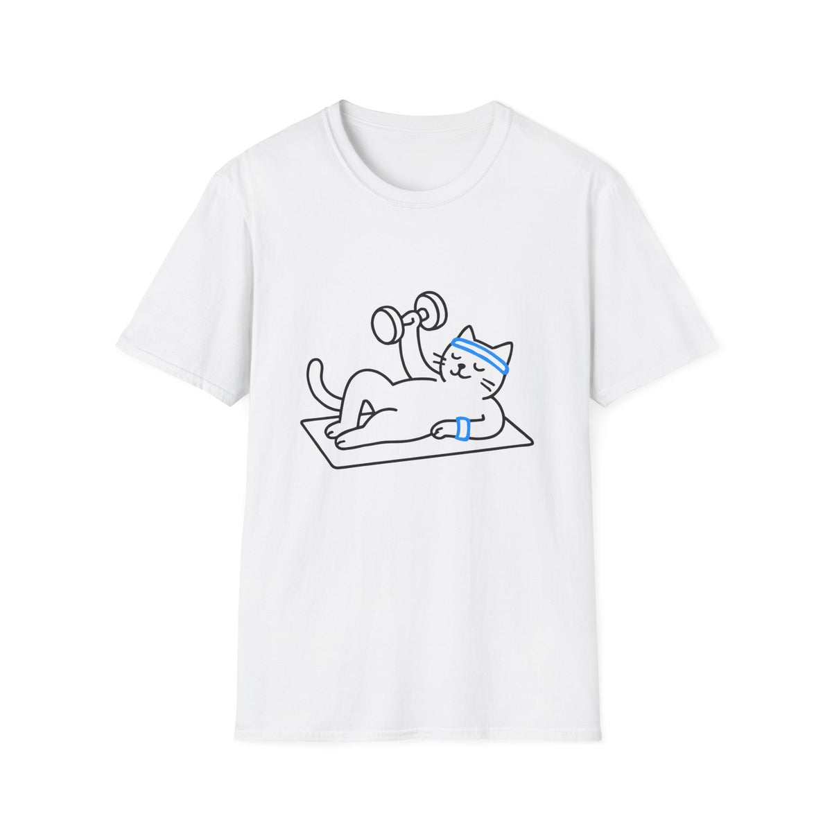 Glowing blue arcs T-Shirt