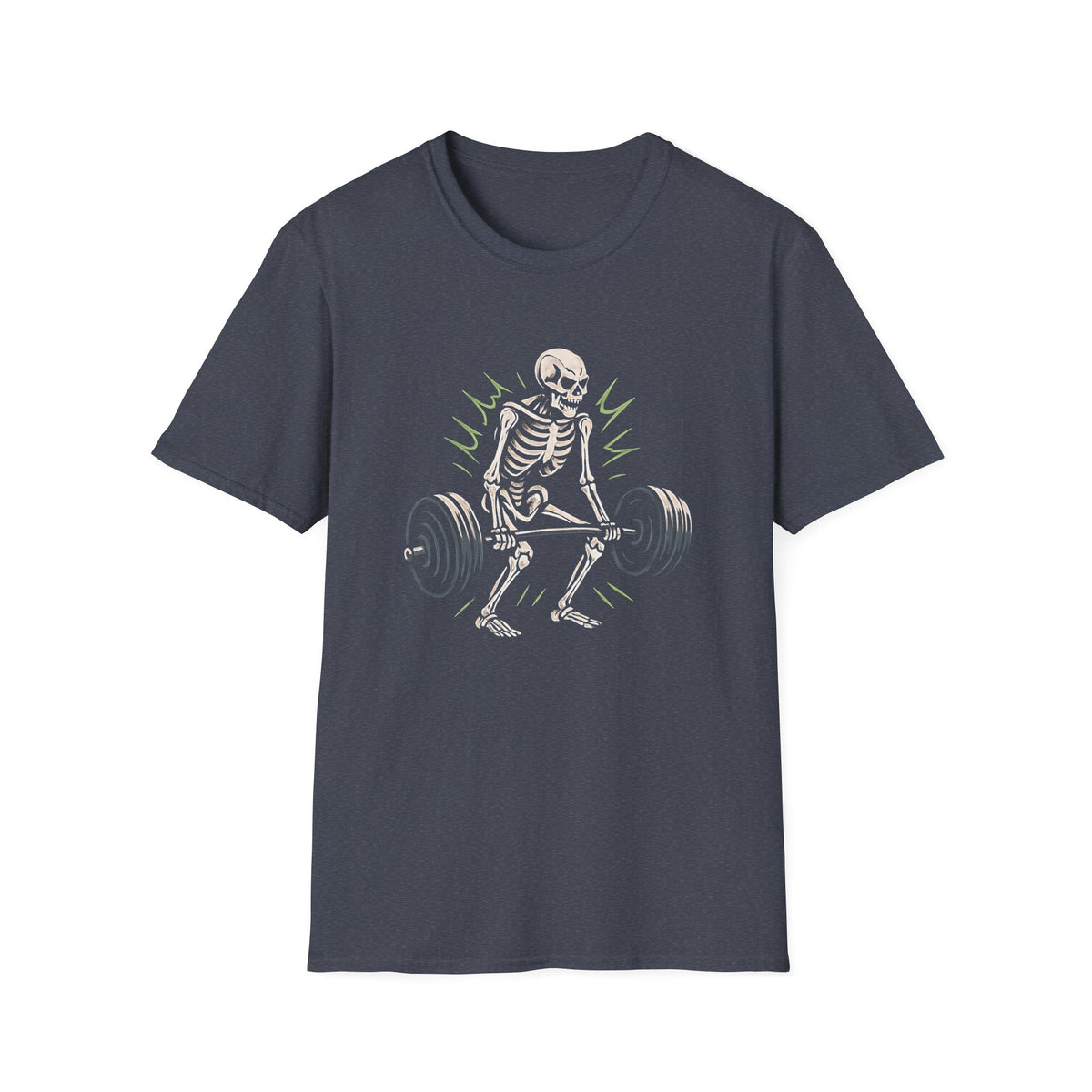 Skeleton Lifts Barbell T-Shirt