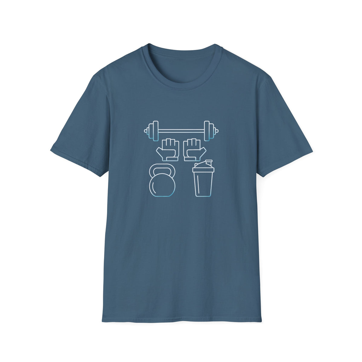 Gym Equipment Icons T-Shirt