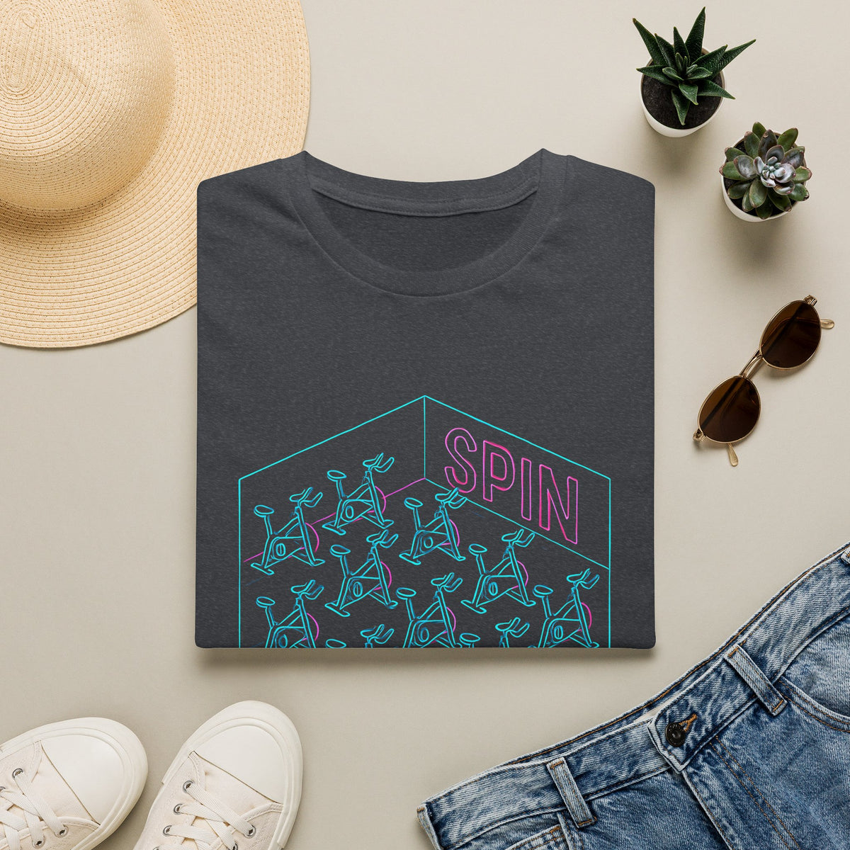 Neon spin bikes T-Shirt