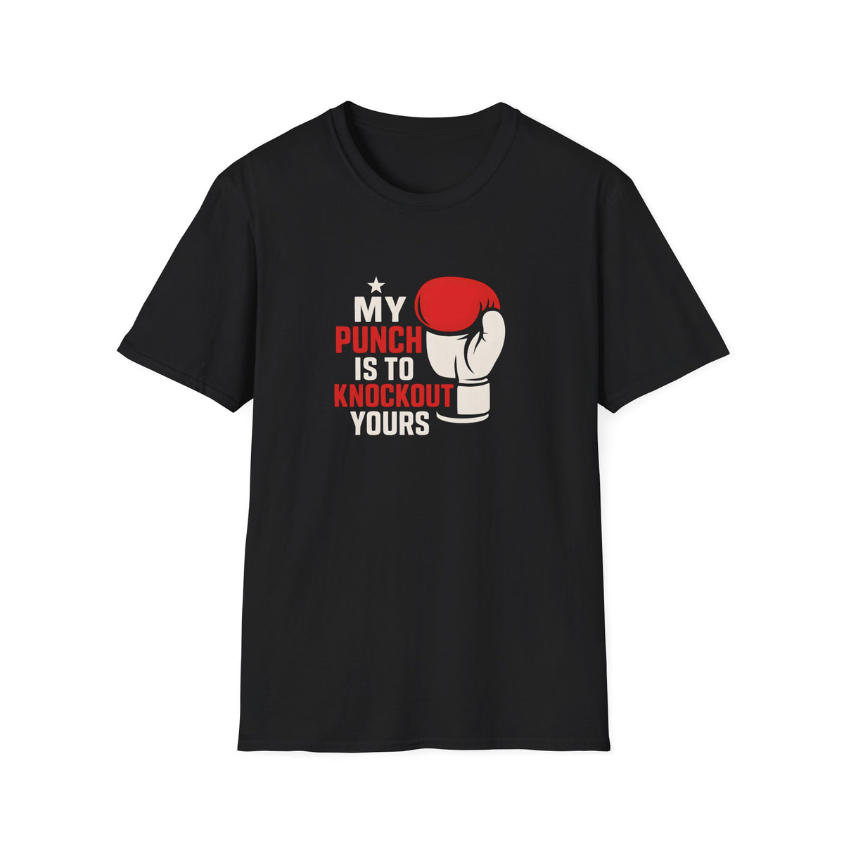Knockout Punch Slogan T-Shirt