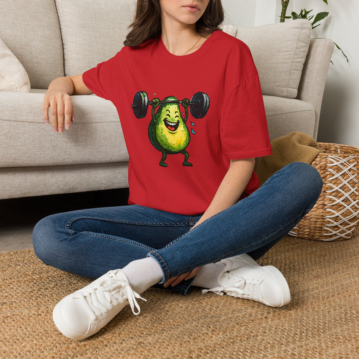 Joyful Pear Weightlifter T-Shirt