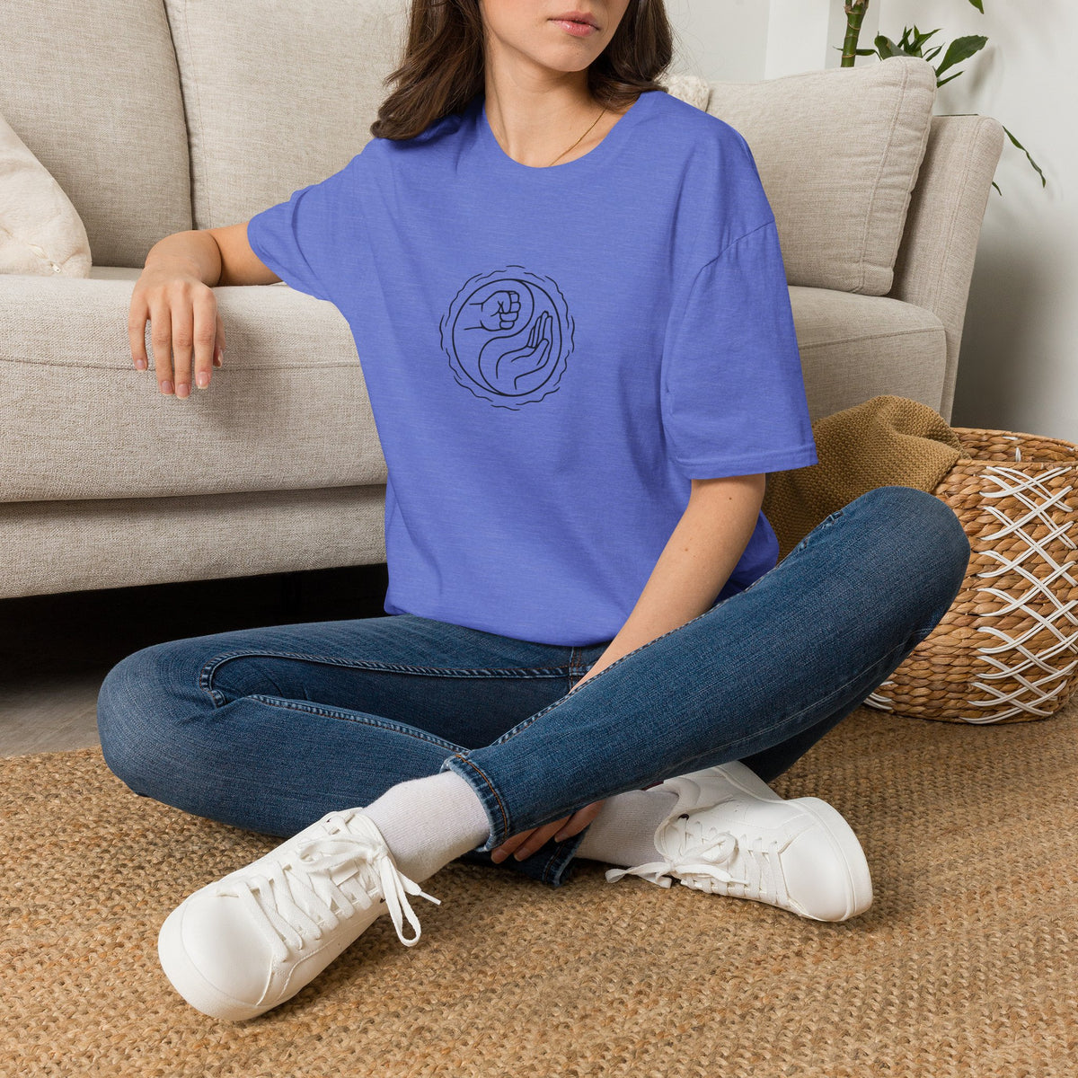 Spherical wireframe sculpture T-Shirt