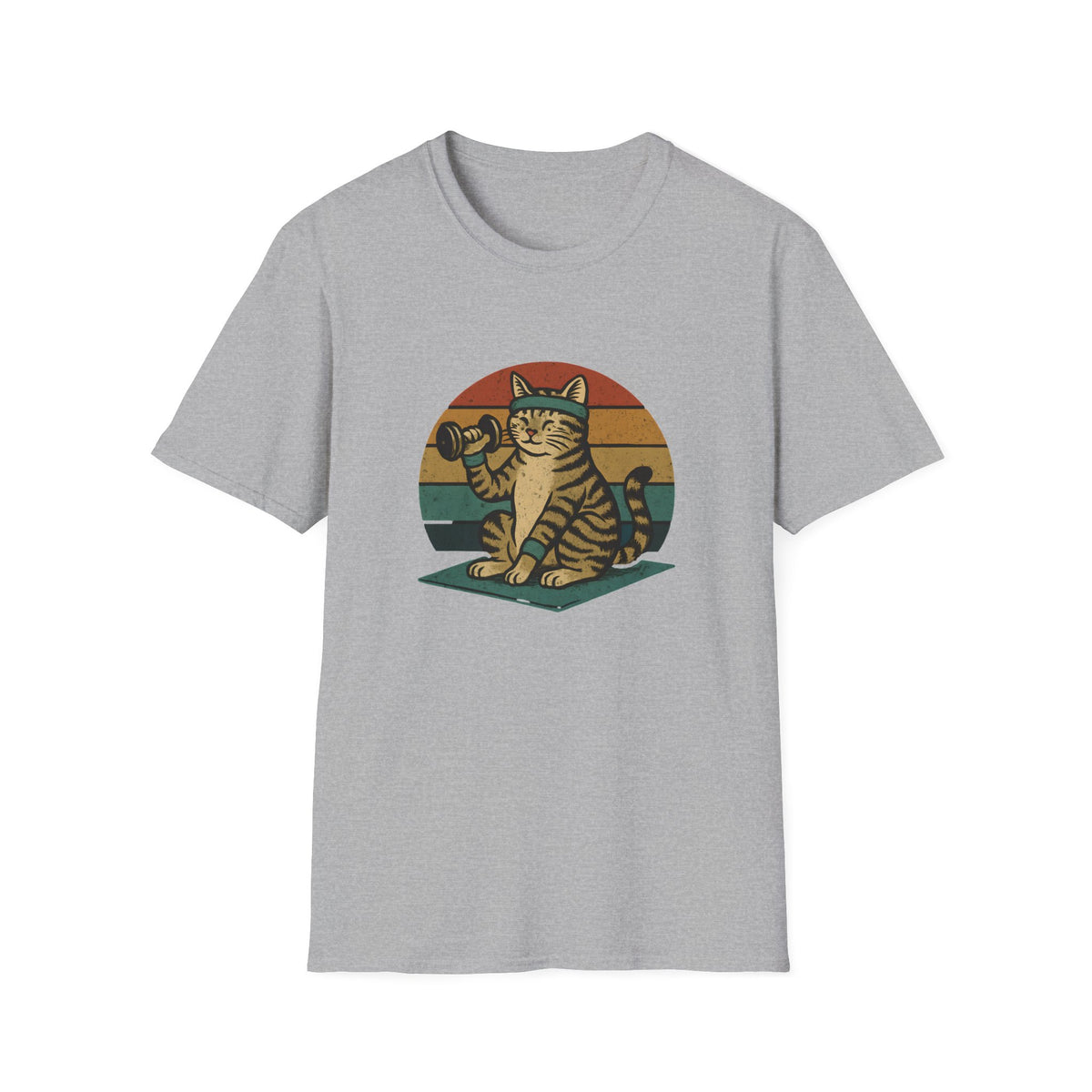 Cat lifting weights T-Shirt