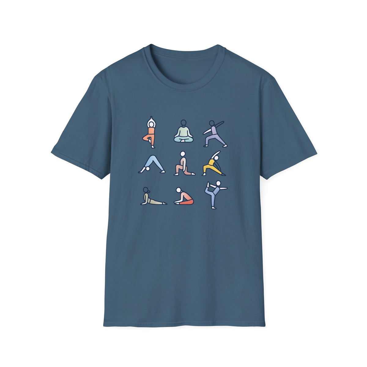 Yoga Pose Illustrations T-Shirt