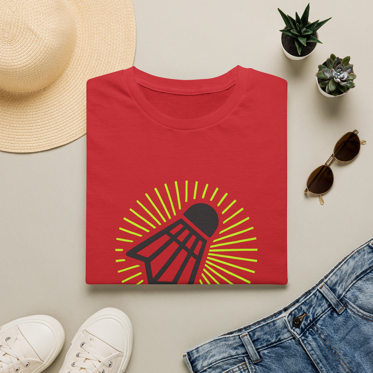 neon microphone illustration T-Shirt