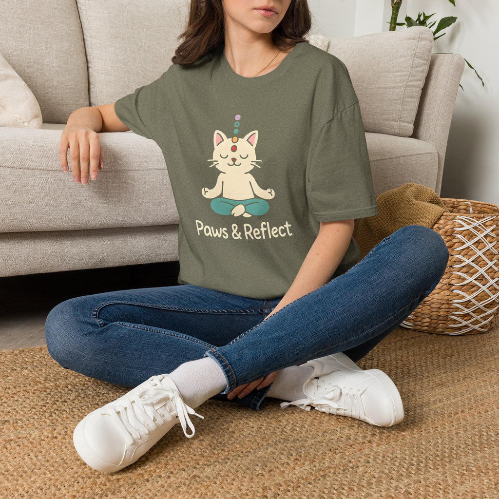 Chakra Cat Meditation T-Shirt